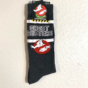 Ghostbusters Dark Gray Novelty Crew Socks